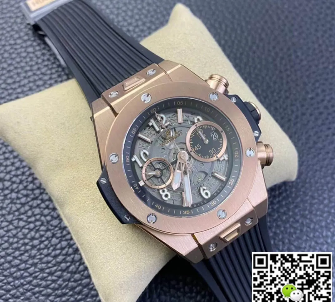 Hublot Big Bang 421.OX.1180.RX ZF Factory 1:1 Best Edition Replica Watch Rubber Strap